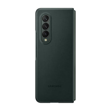 Samsung Leather Cover for Galaxy Fold 3 - Green - Accessories